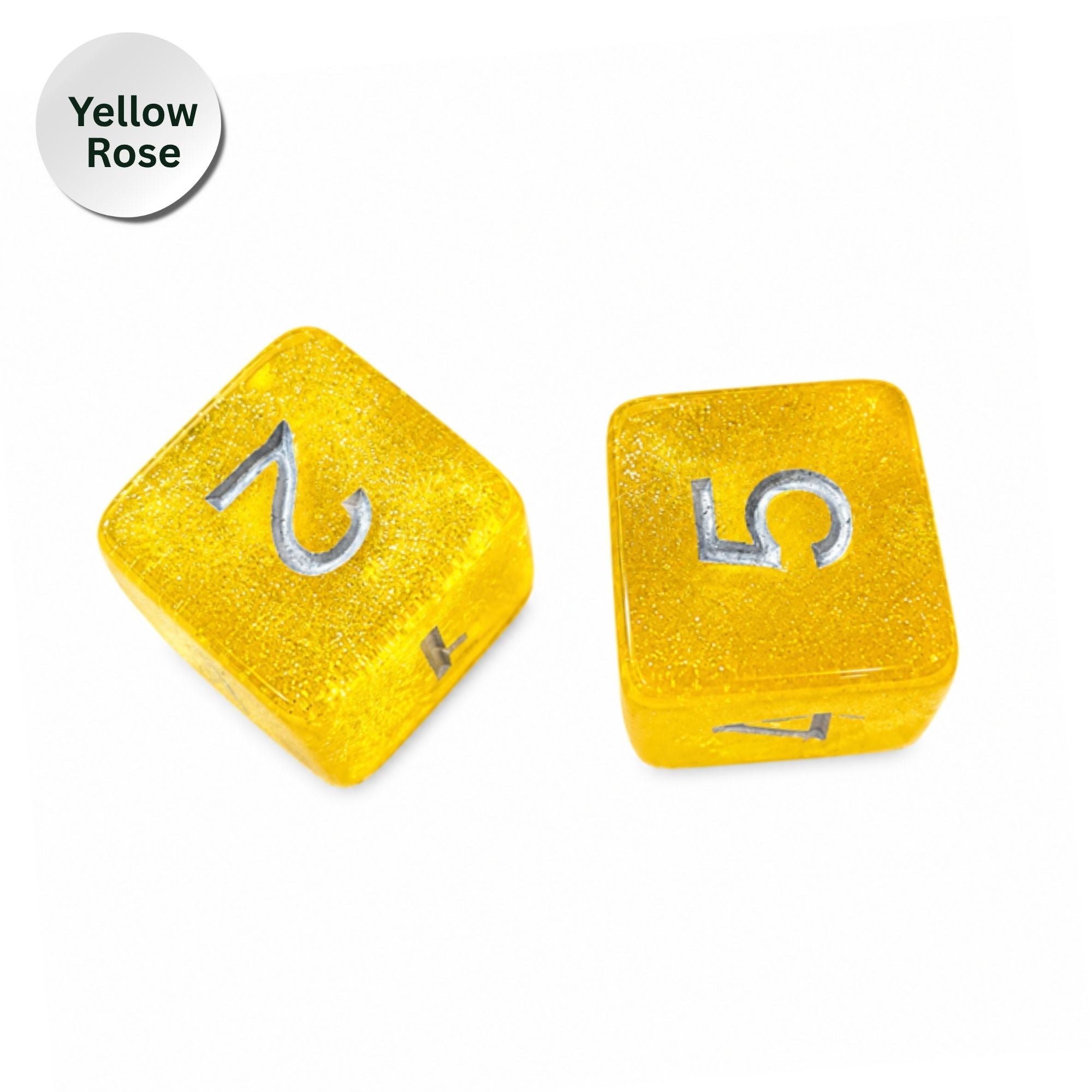 Sparkle Acrylic Mahjong Dice Set – Mahjong Accessories - Premium Mahjong Dice