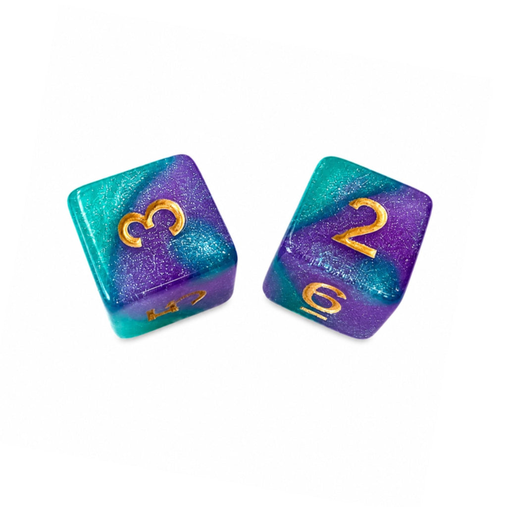 Sparkle Acrylic Mahjong Dice Set – Mahjong Accessories - Premium Mahjong Dice