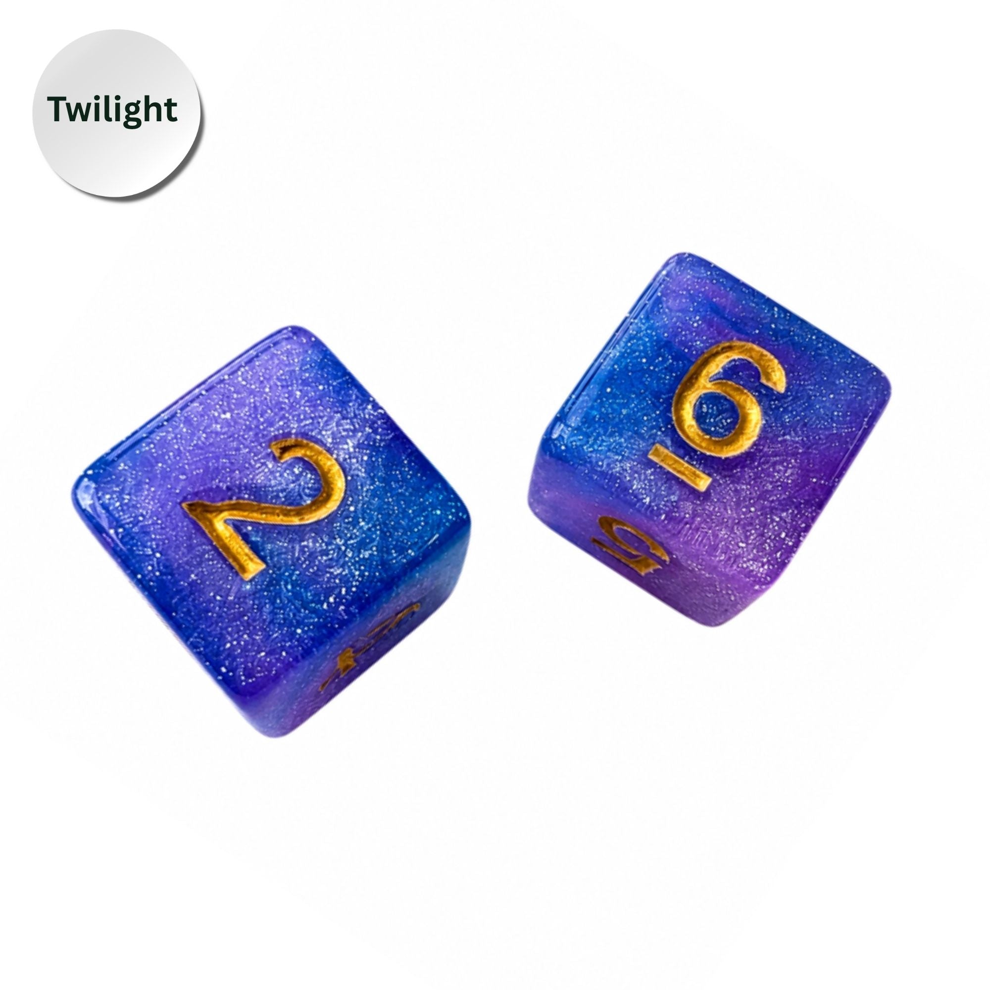 Sparkle Acrylic Mahjong Dice Set – Mahjong Accessories - Premium Mahjong Dice