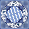 PREORDER - Moonlit Crane Premium Mahjong Mat – 33" - Estimated Ship Aug 20th