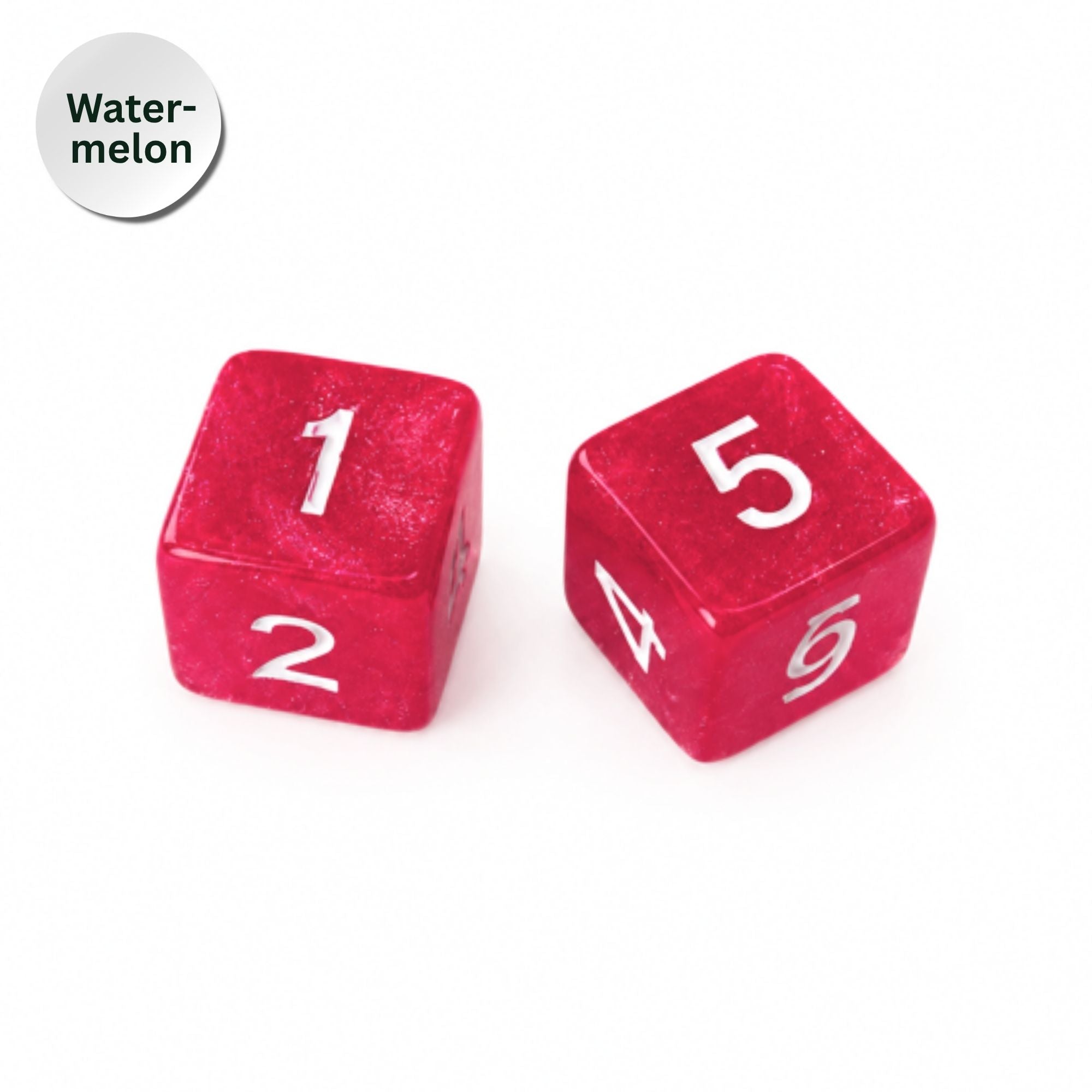 Sparkle Acrylic Mahjong Dice Set – Mahjong Accessories - Premium Mahjong Dice