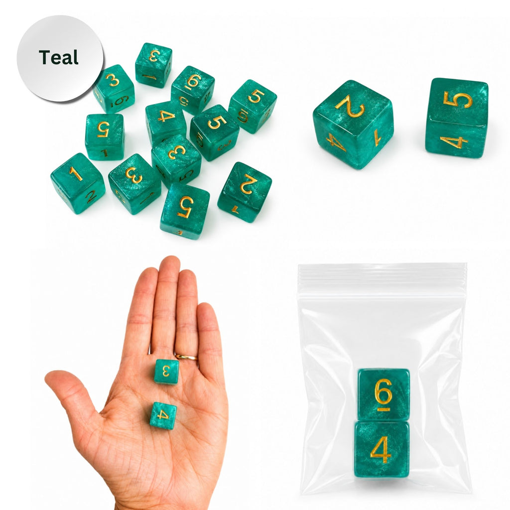 Sparkle Acrylic Mahjong Dice Set – Mahjong Accessories - Premium Mahjong Dice