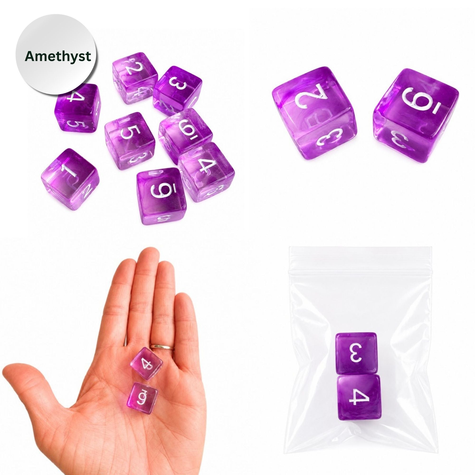 Swirl Mahjong Dice Set – Specialty Game Accessories