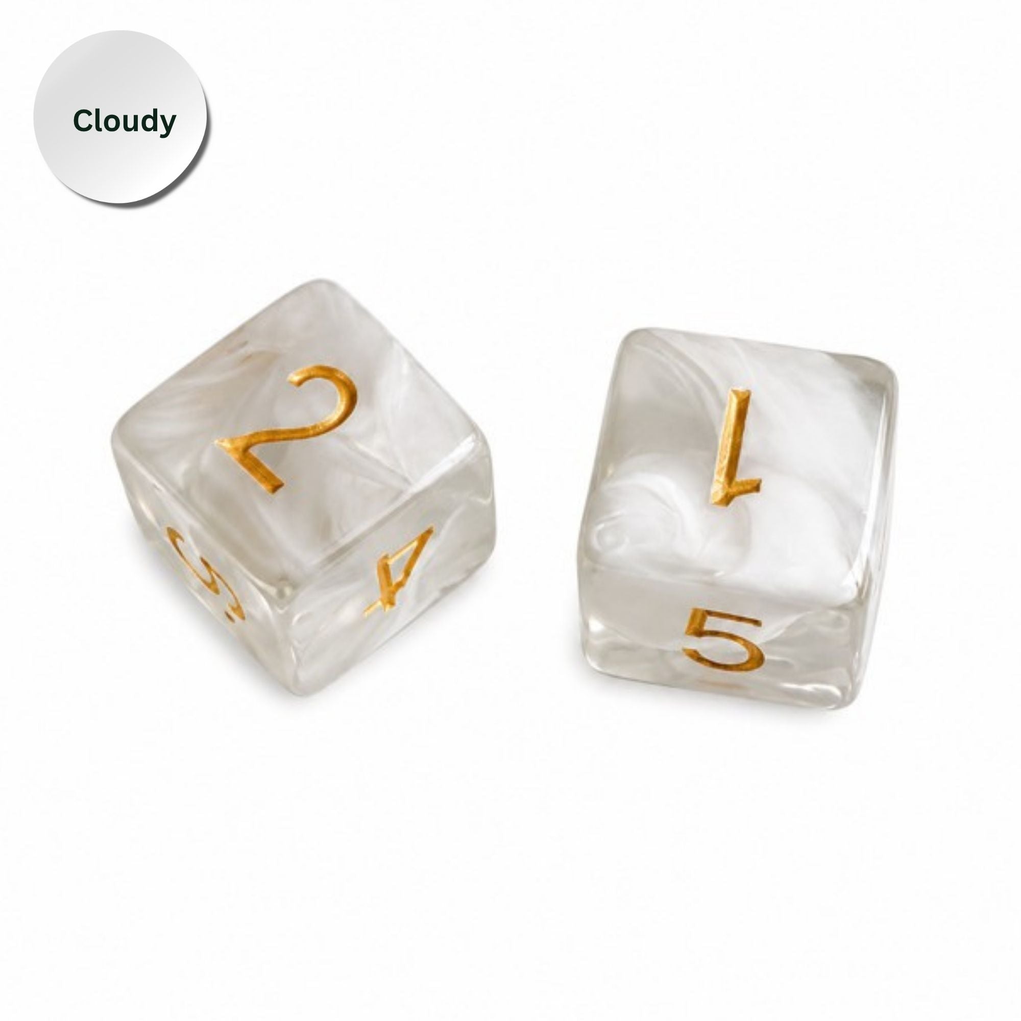 Swirl Mahjong Dice Set – Specialty Game Accessories