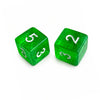 Specialty Jelly Mahjong Dice – Bright Translucent Acrylic (Set of 2)