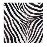 Zebra Noir Safari Club Collection 33" Mahjong Mat