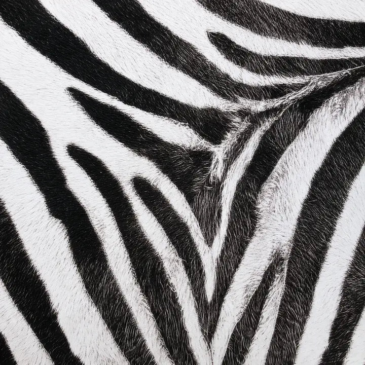 Zebra Noir Safari Club Collection 33" Mahjong Mat