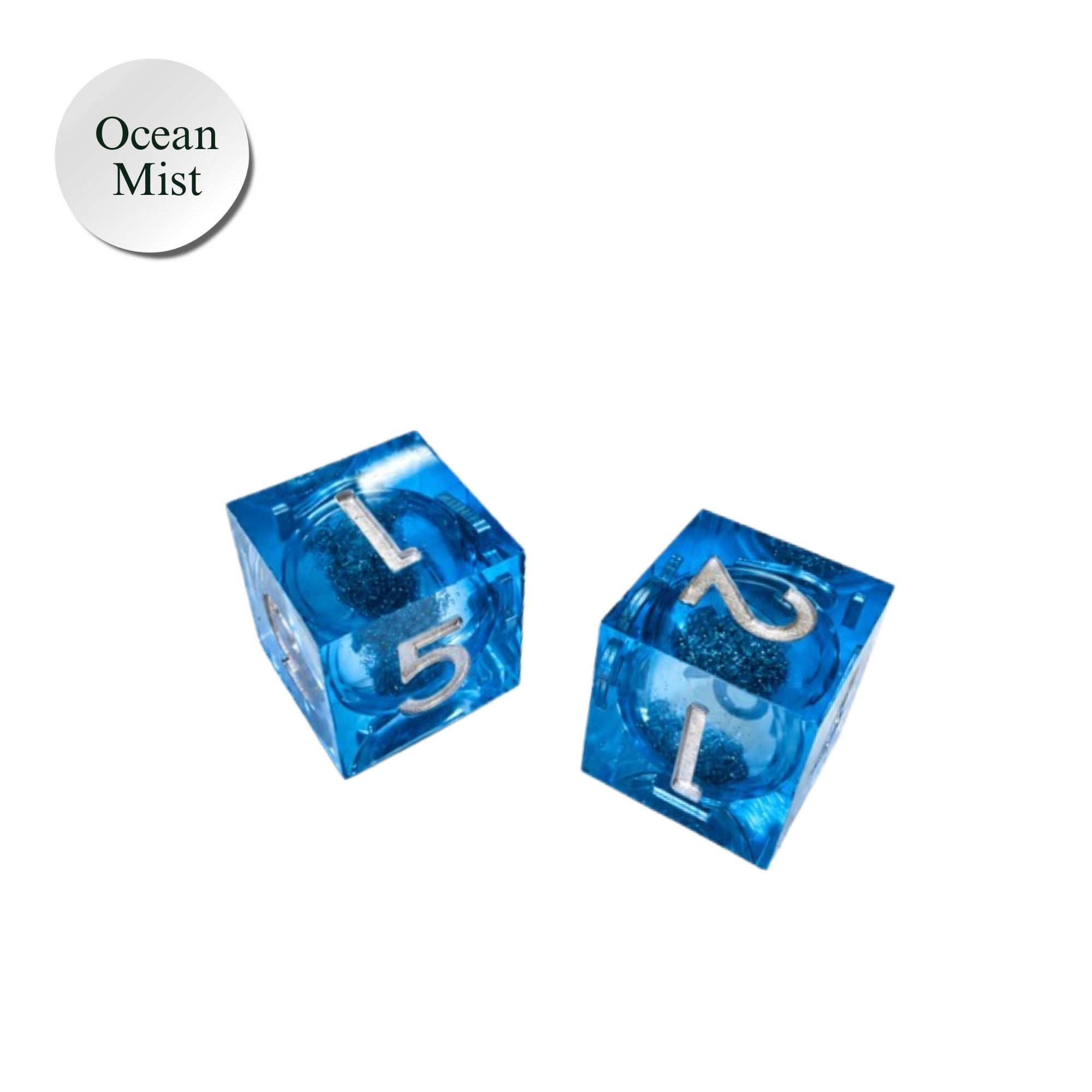 Falling Glitter Dice Collection- Mahjong Dice (Set of 2)