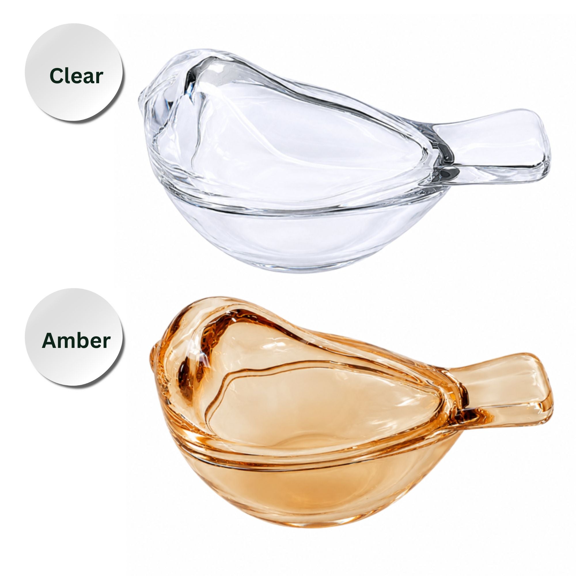 Glass Bird Dice Holder – Mahjong Game Accessory