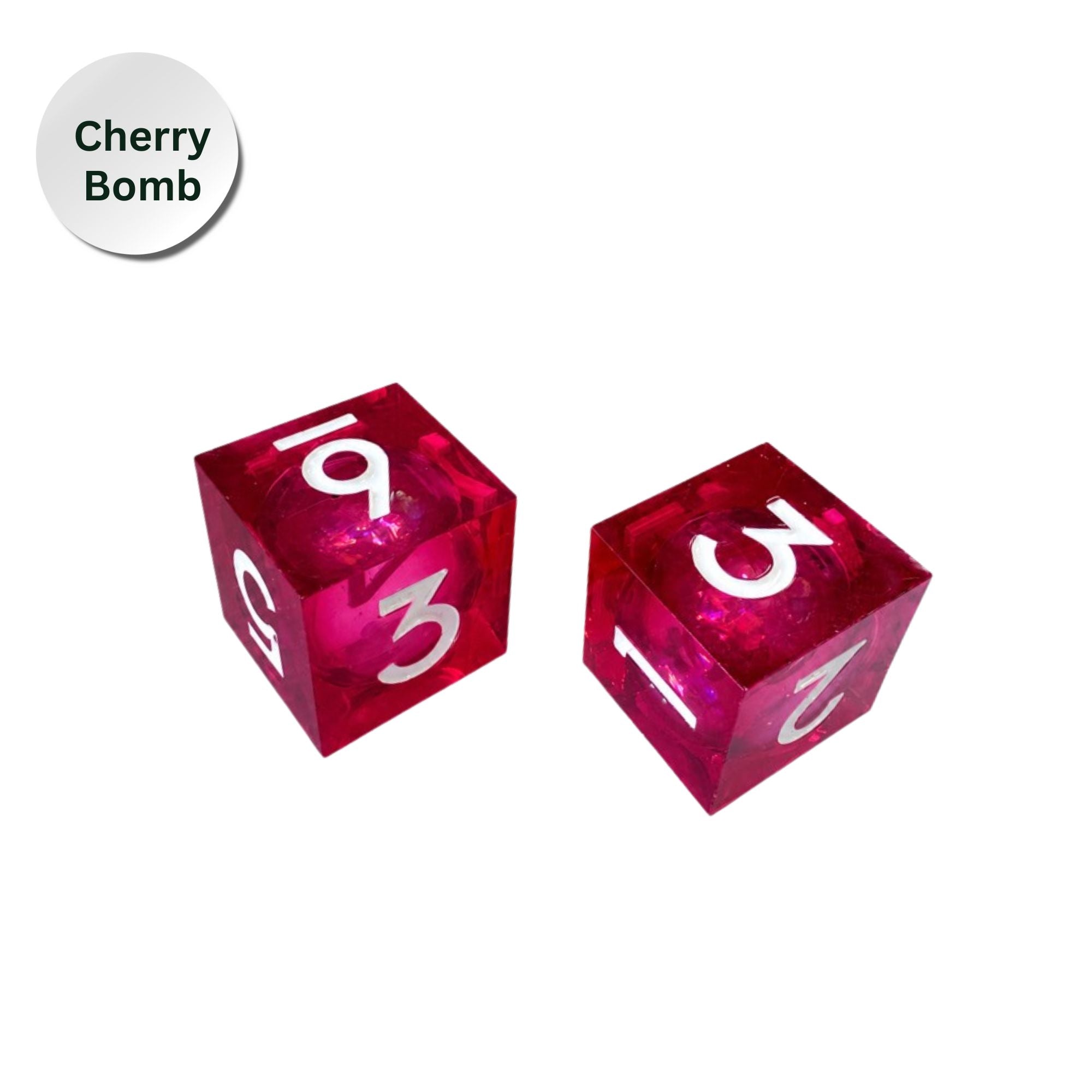 Falling Glitter Dice Collection- Mahjong Dice (Set of 2)