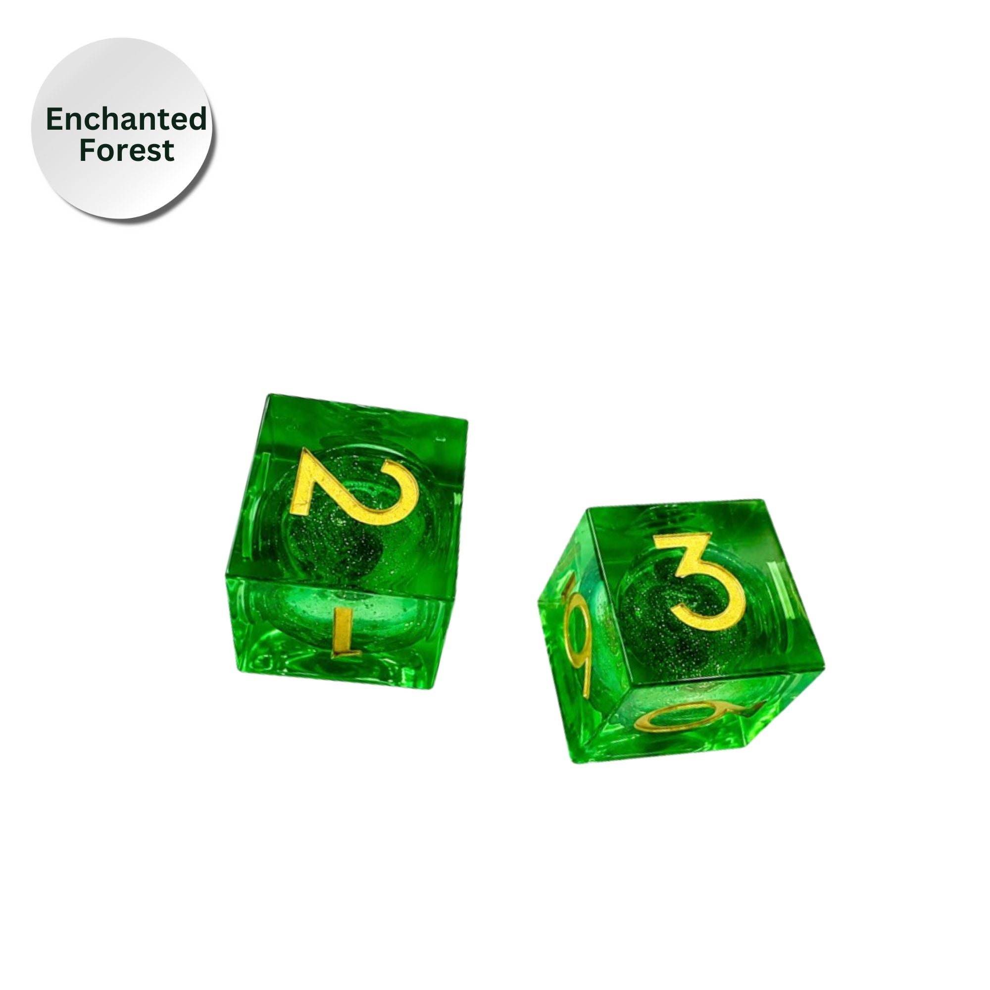 Falling Glitter Dice Collection- Mahjong Dice (Set of 2)