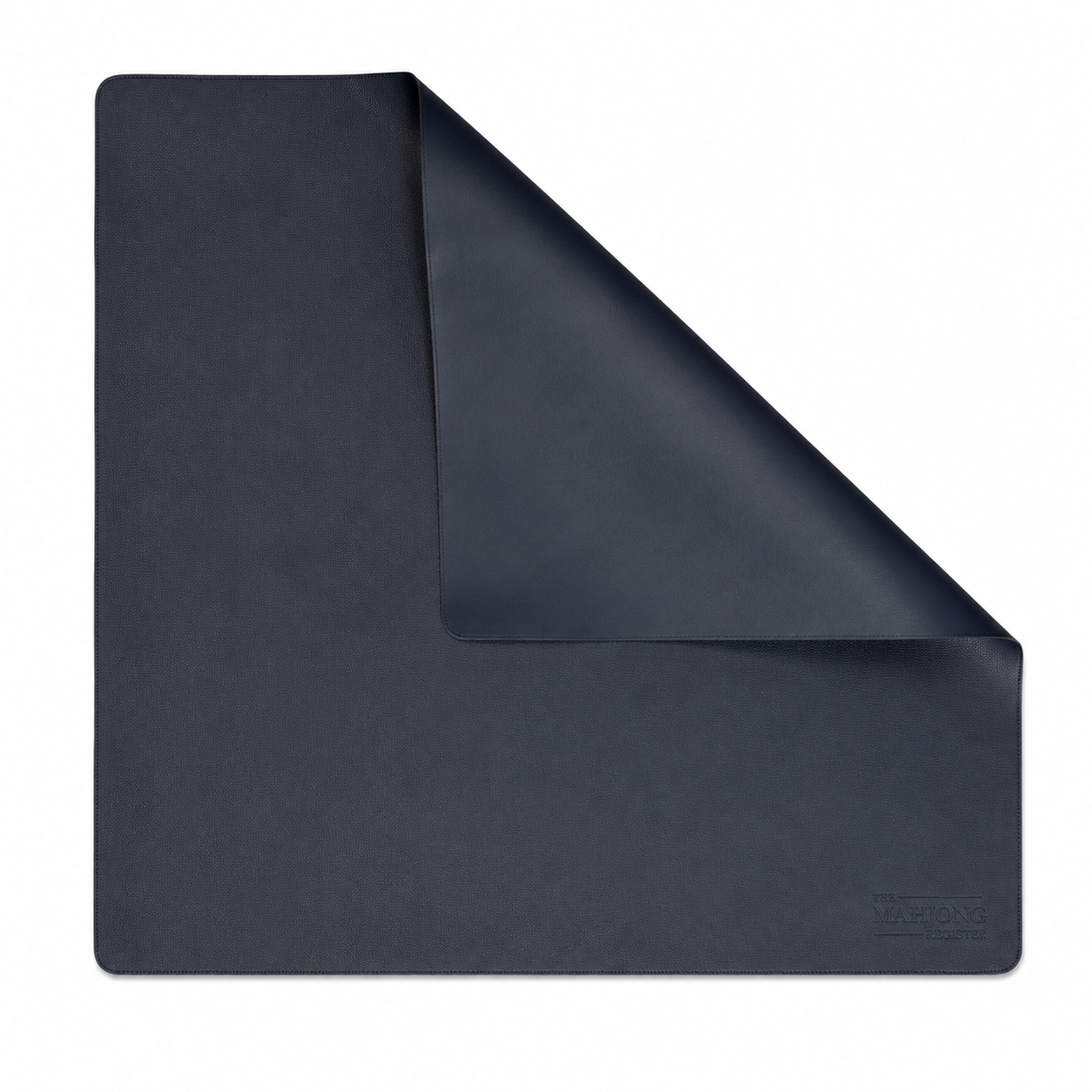 PRE-ORDER - Navy Leatherette Mahjong Mat – 33" x 33" - Estimated Ship Oct 9th