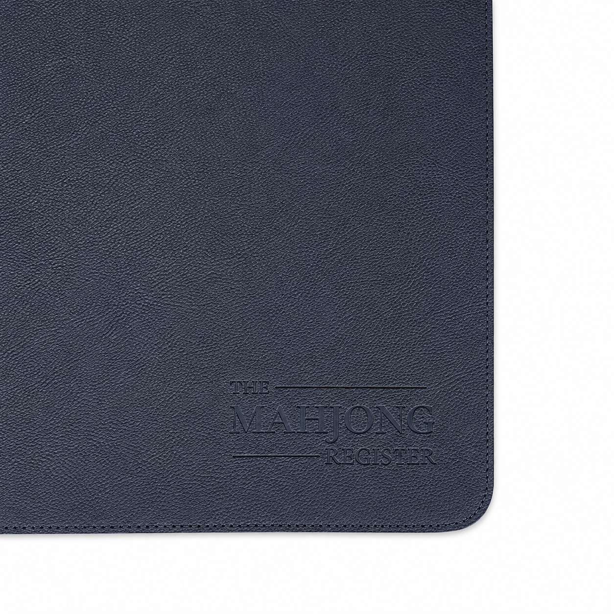 PRE-ORDER - Navy Leatherette Mahjong Mat – 33" x 33" - Estimated Ship Oct 9th