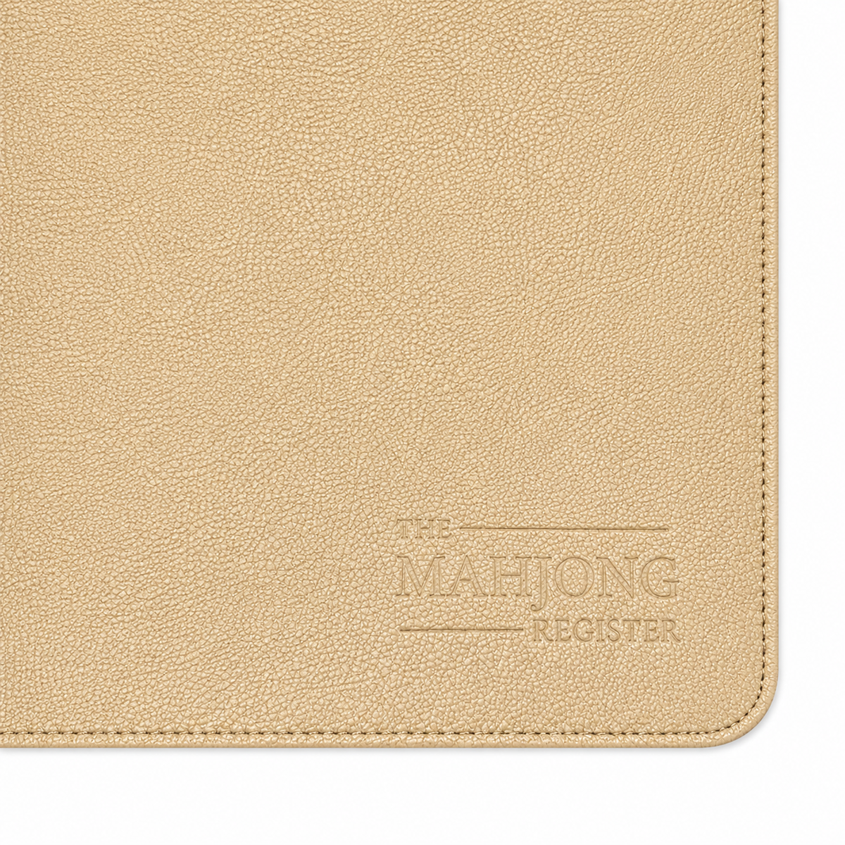 PRE-ORDER - Gold Leatherette Mahjong Mat – 33" x 33" - Estimated Ship Oct 9th