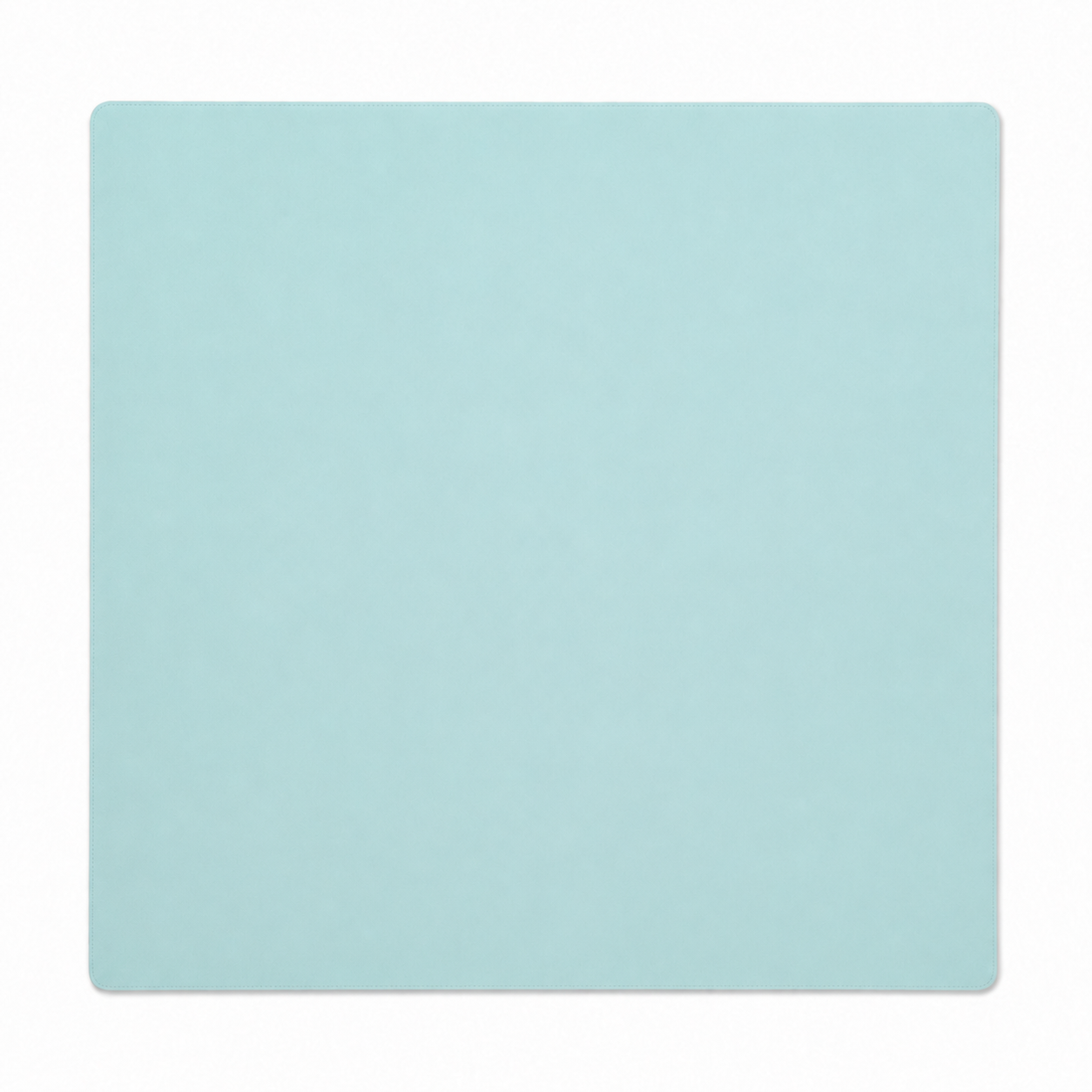 PRE-ORDER - Coral & Aqua Double-Sided Leatherette Mahjong Mat – 33" x 33" - Estimated Ship Oct 9th