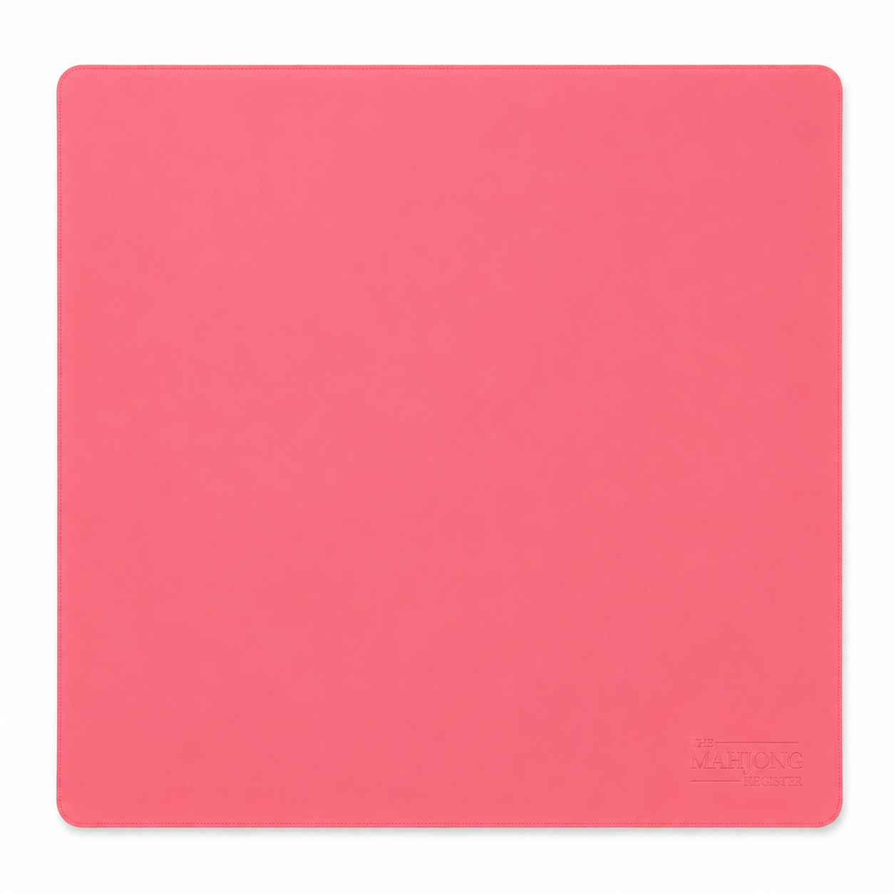 PRE-ORDER - Purple & Coral Pink Double-Sided Leatherette Mahjong Mat – 33" x 33" - Estimated Ship Oct 9th (Copy)