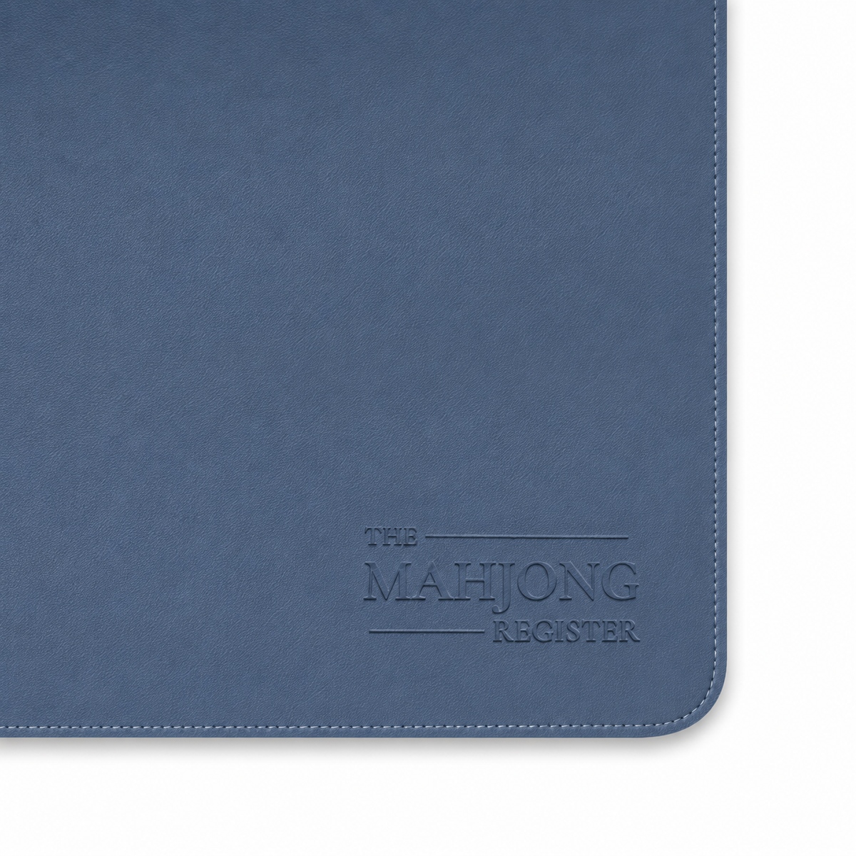 A double sided Mahjong Leather Mat.