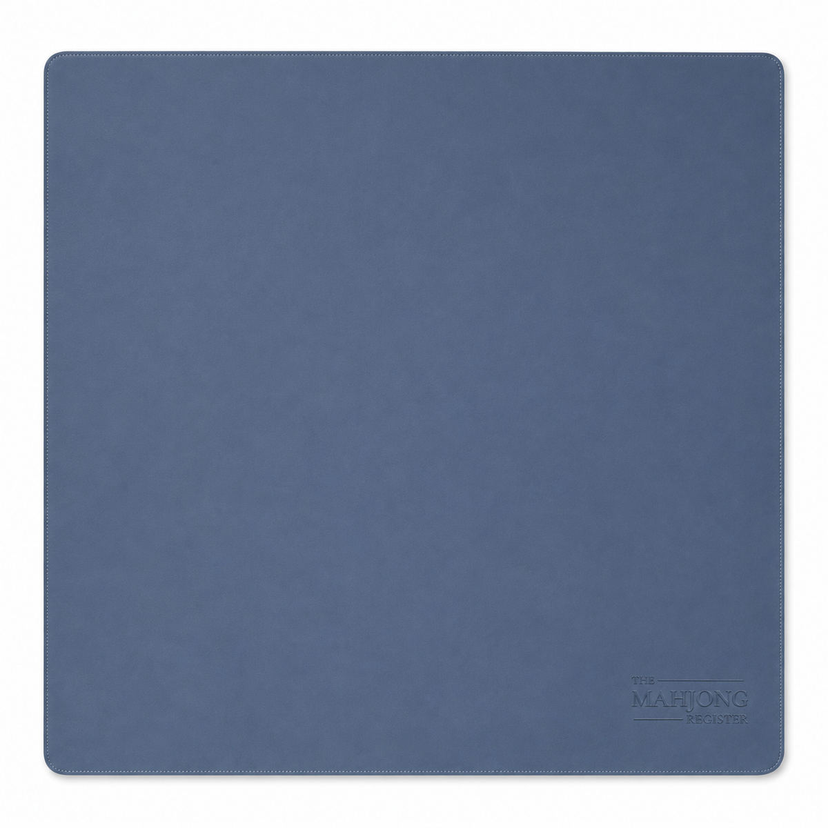 A Leather double sided Mahjong mat with rounded corners.