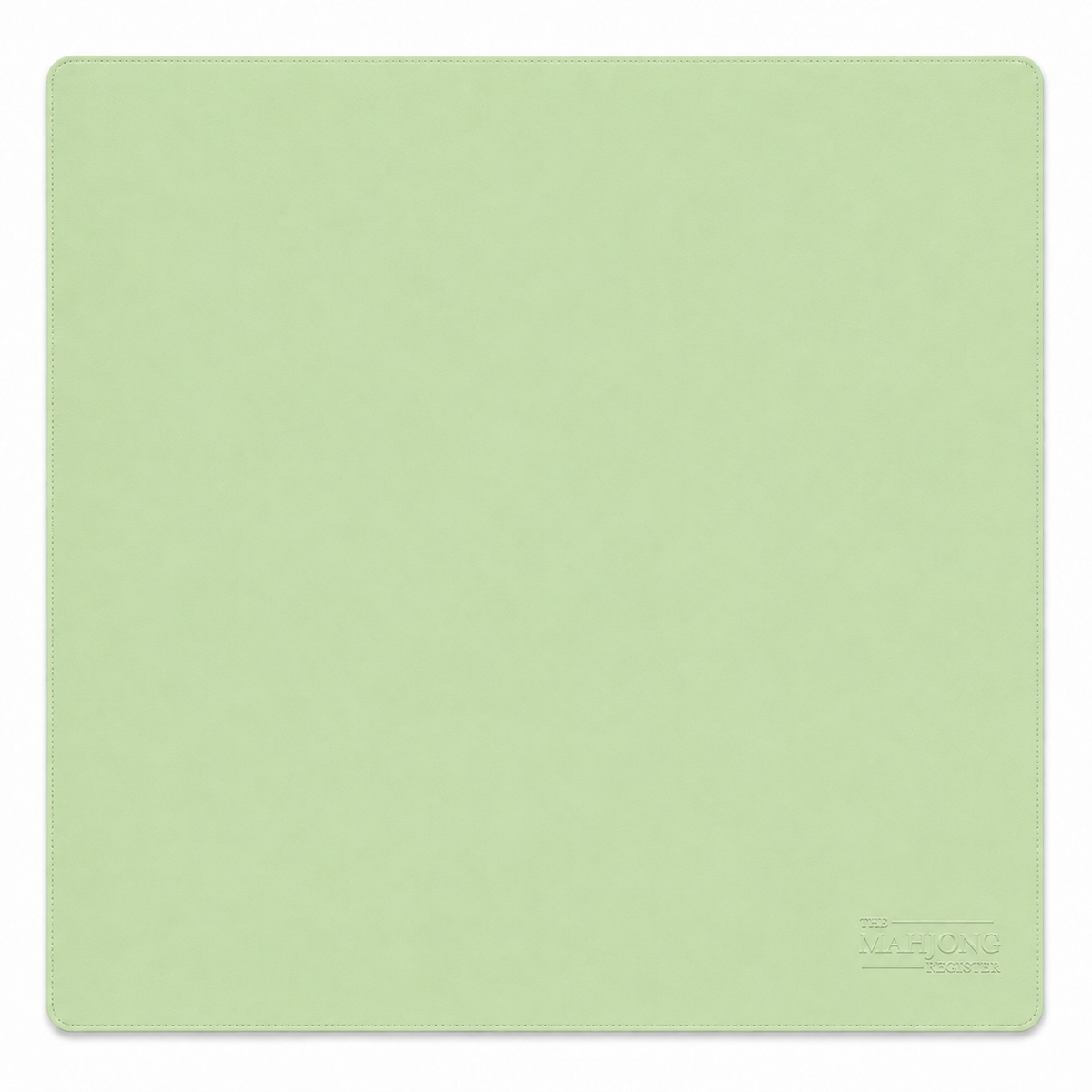 Our Double-Sided Leatherette Mahjong Mats give you two coordinating designs in one mat, making it easy to switch up your table whenever the mood strikes. Simply flip the mat over for an entirely new look.

Crafted from smooth, durable leatherette, these mats offer a polished playing surface with a substantial, elevated feel. The 33" x 33" size provides plenty of room for your tiles, racks, and accessories while fitting comfortably on most game tables.